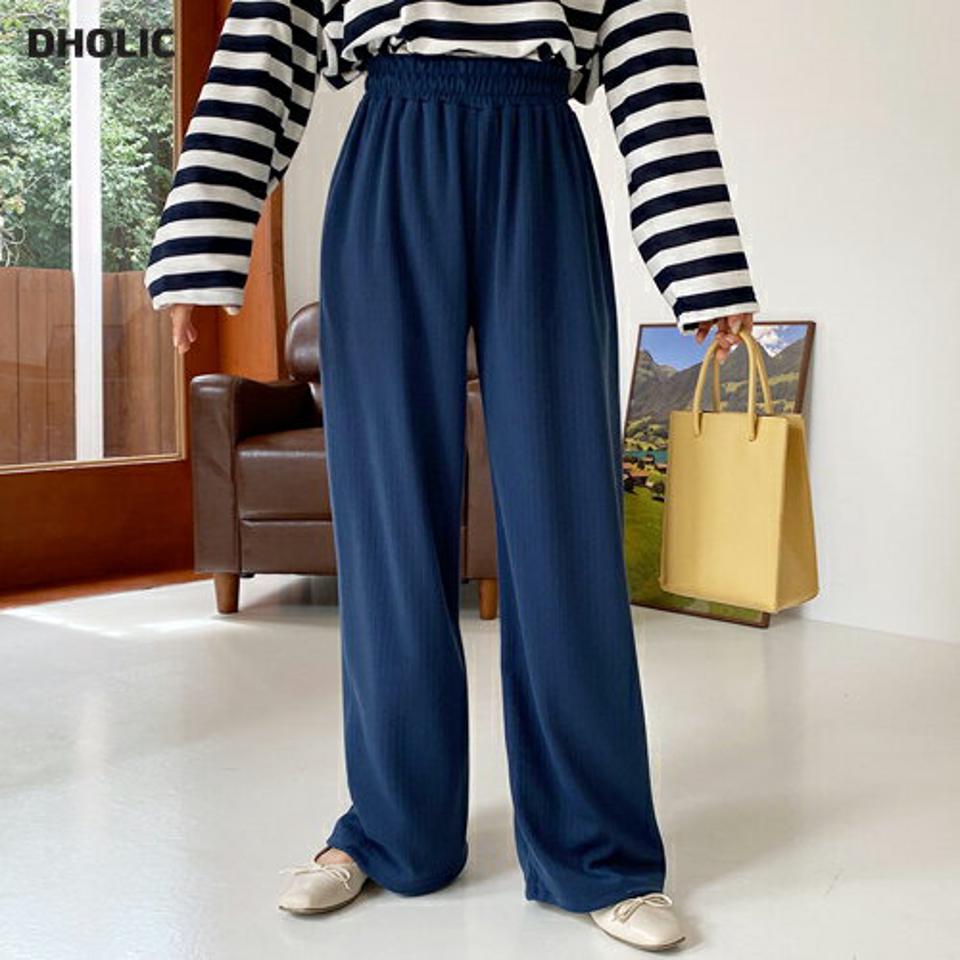 ストレッチウエストゴムパンツ・全4色・t00660 レディース 【pt】韓国 ファッション ボトムス パンツ ロング ロングパンツ ウエストゴムパンツ ウエストゴム ストレッチ ポケット ワイド ルーズ 無地 足長 細身 着痩せ 体型カーバー 春 秋 NIJU