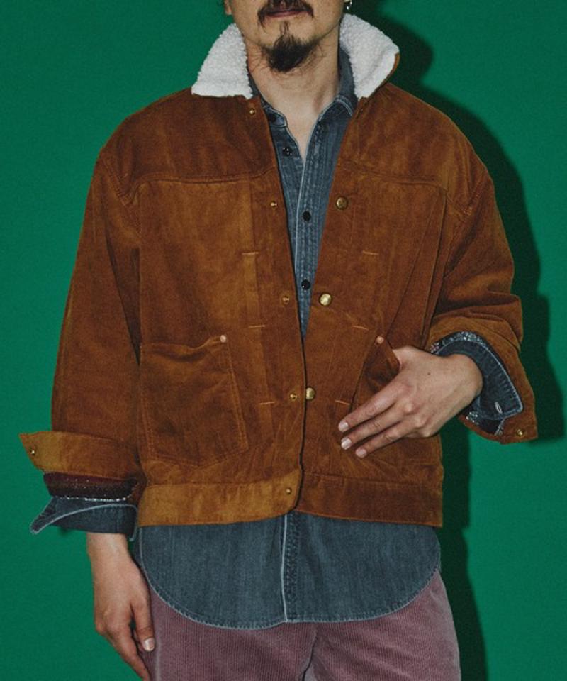 【Attick by Johnbull】コーデュロイトラッカージャケット