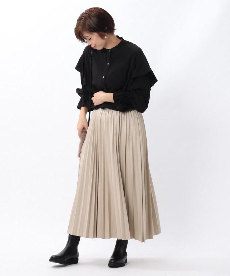 エアリーフェイクレザースカート