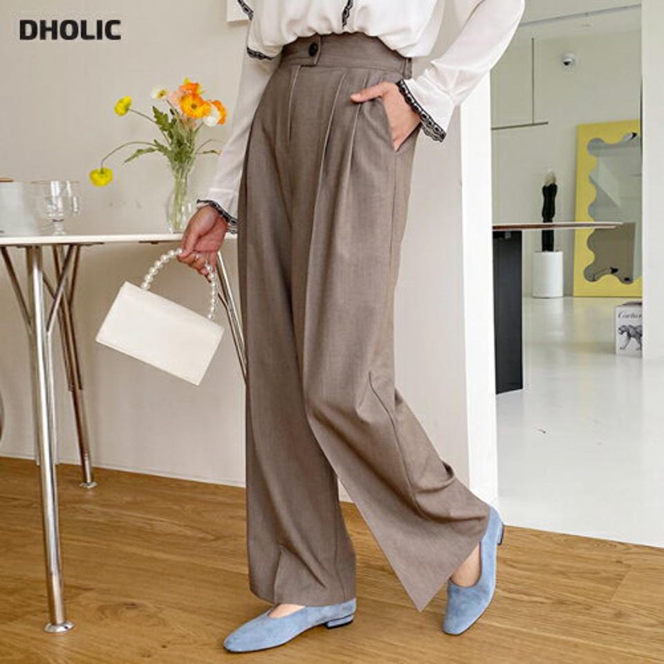 ツータックスラックス・全2色・t64990 レディース 【pt】韓国ファッション ボトムス パンツ ロング ロングパンツ スラックスパンツ スラックス ツータック ロング丈 ゴム 美脚 足長 細身 着痩せ 体型カーバー シンプル 春 秋 NIJU