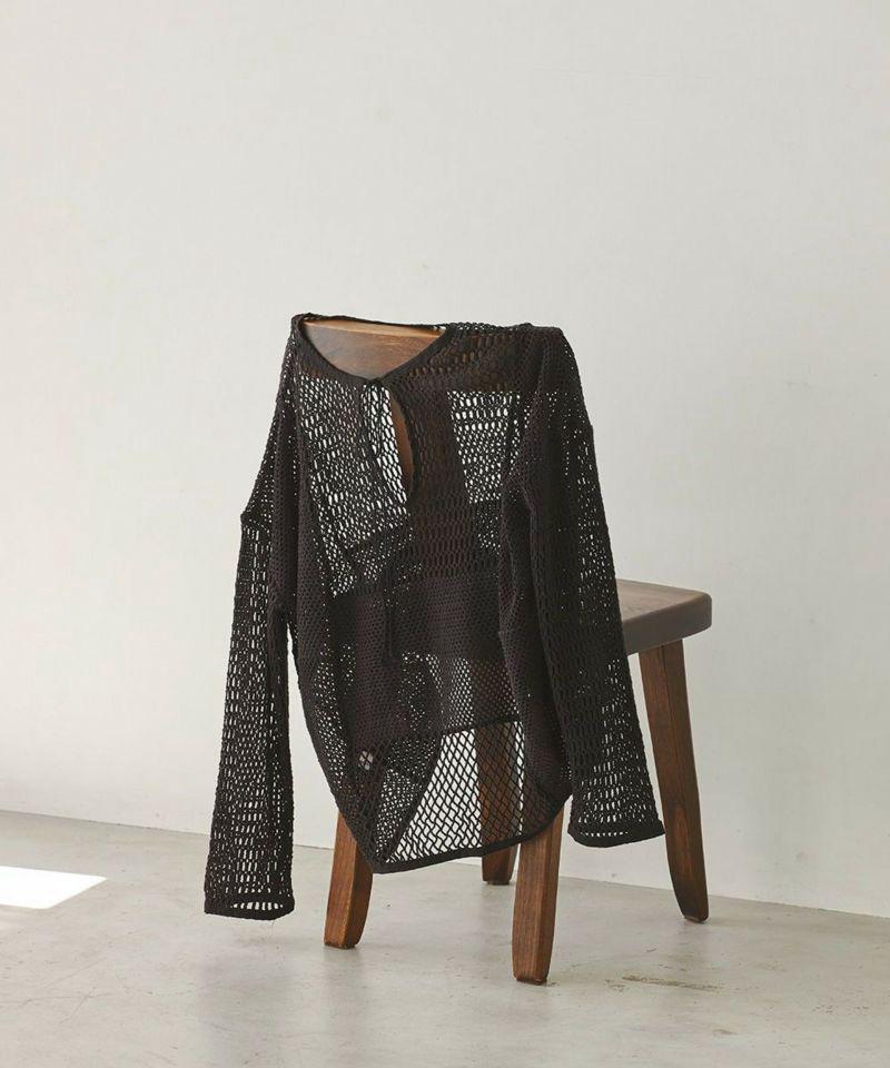 TODAYFUL(トゥデイフル)"Patchwork Mesh Tops"パッチワークメッシュトップス/12120610