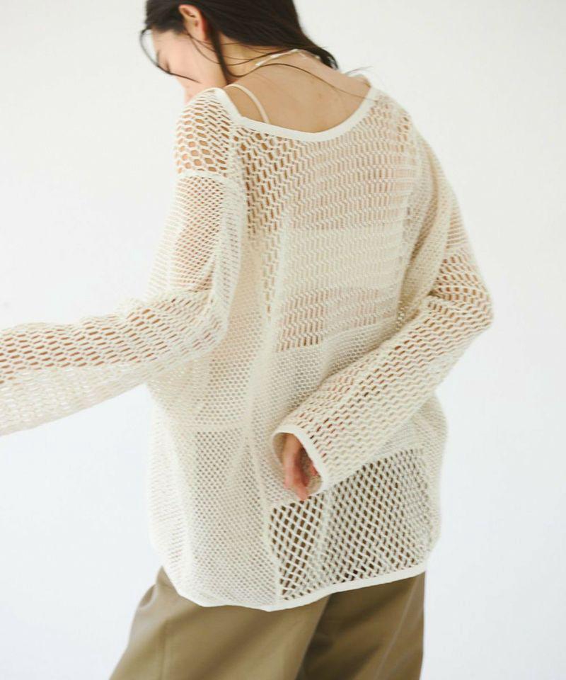 TODAYFUL(トゥデイフル)"Patchwork Mesh Tops"パッチワークメッシュトップス/12120610