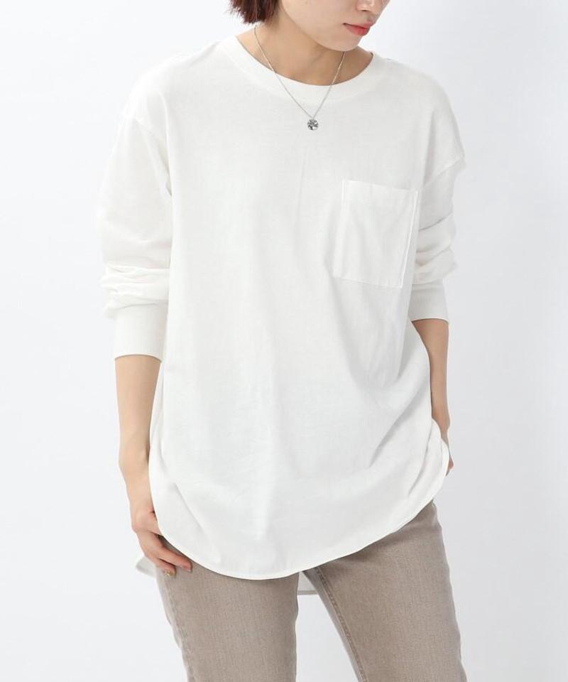「L」【WEB限定】長袖チュニックTシャツ