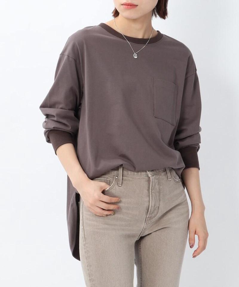 「L」【WEB限定】長袖チュニックTシャツ