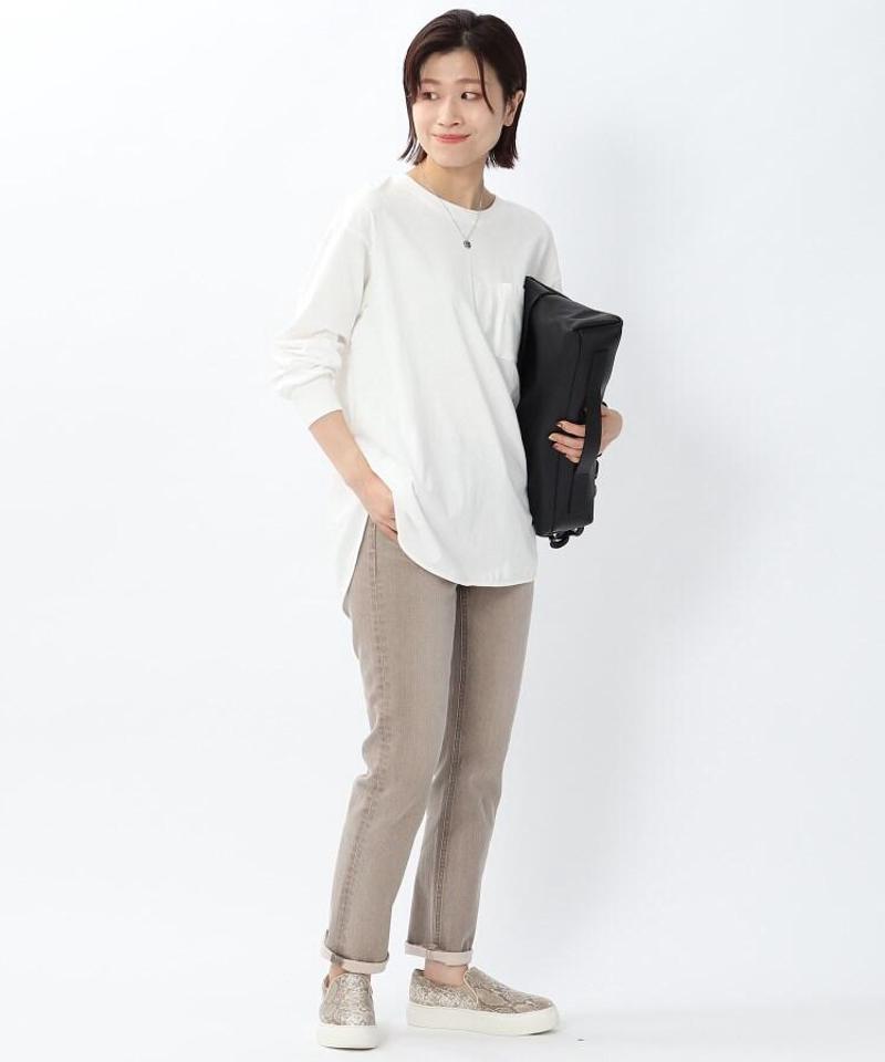 「L」【WEB限定】長袖チュニックTシャツ