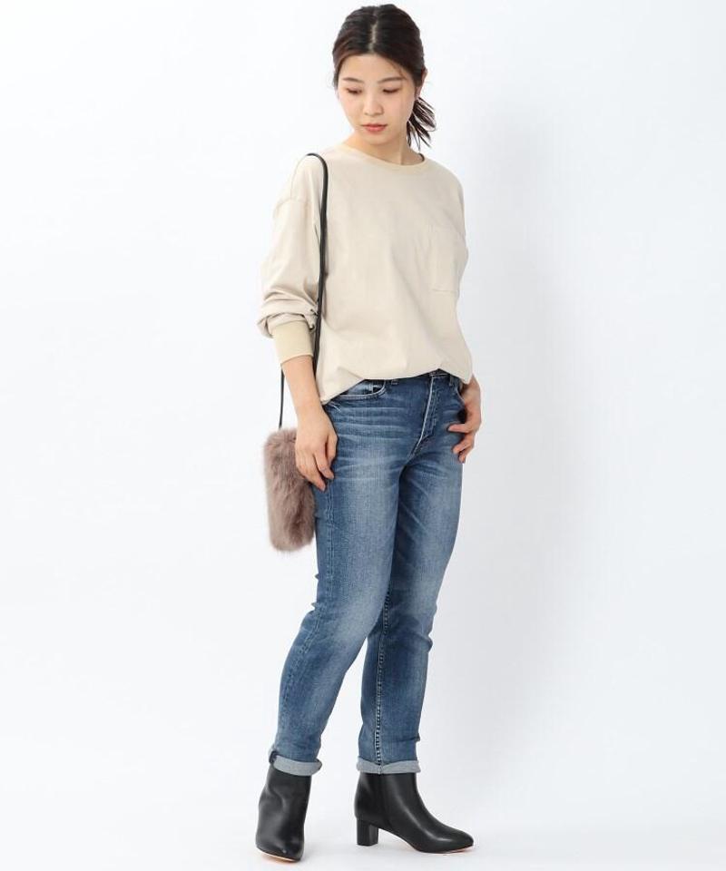 「L」【WEB限定】長袖チュニックTシャツ