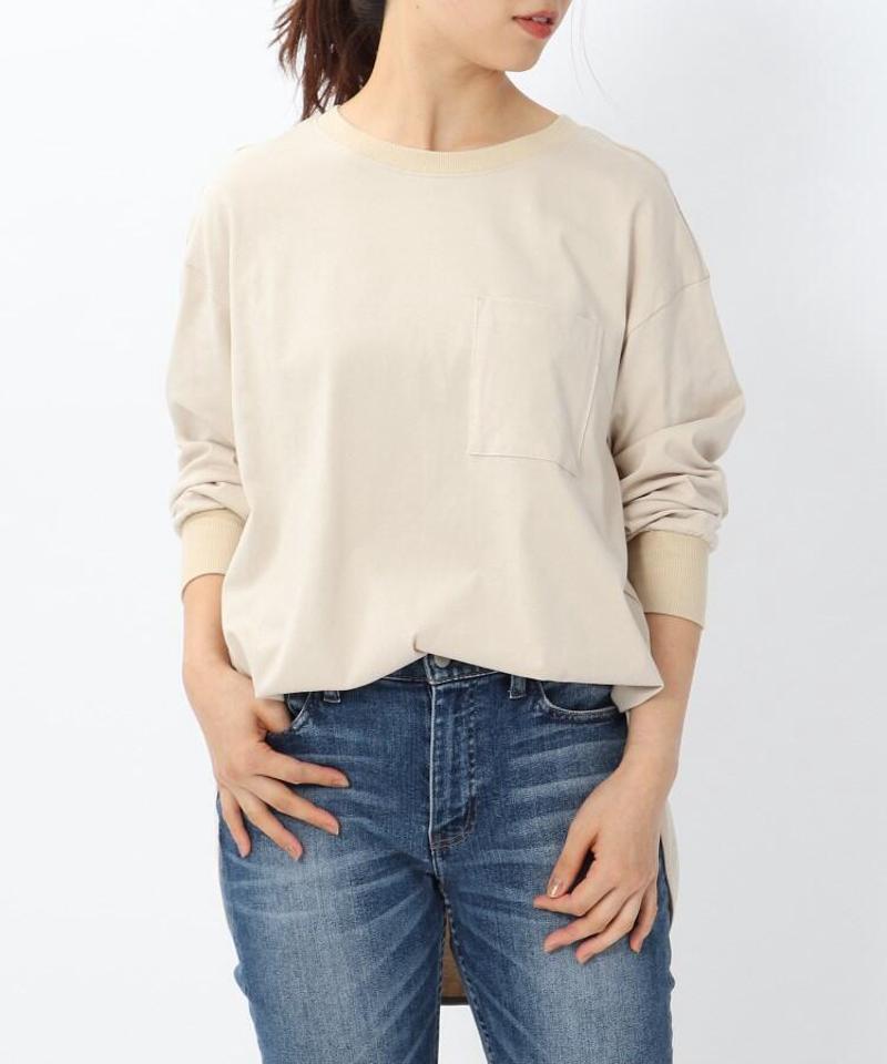 「L」【WEB限定】長袖チュニックTシャツ