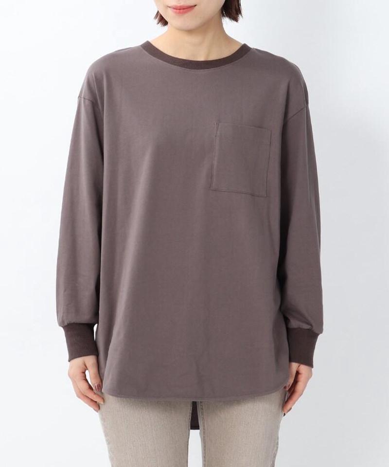 「L」【WEB限定】長袖チュニックTシャツ