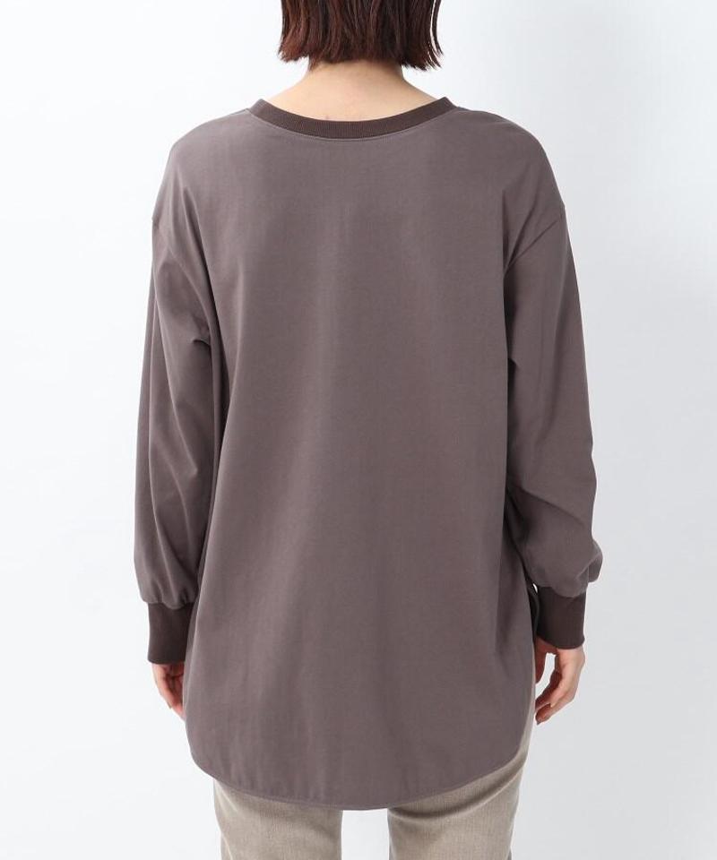 「L」【WEB限定】長袖チュニックTシャツ