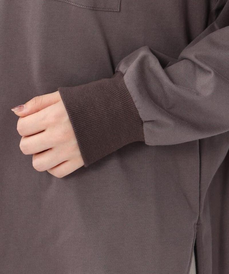 「L」【WEB限定】長袖チュニックTシャツ
