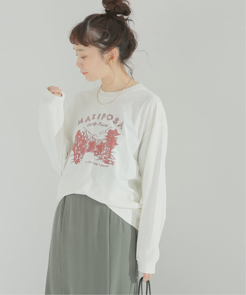 パークプリントロングスリーブTEE◆（JOURNAL STANDARD relume）