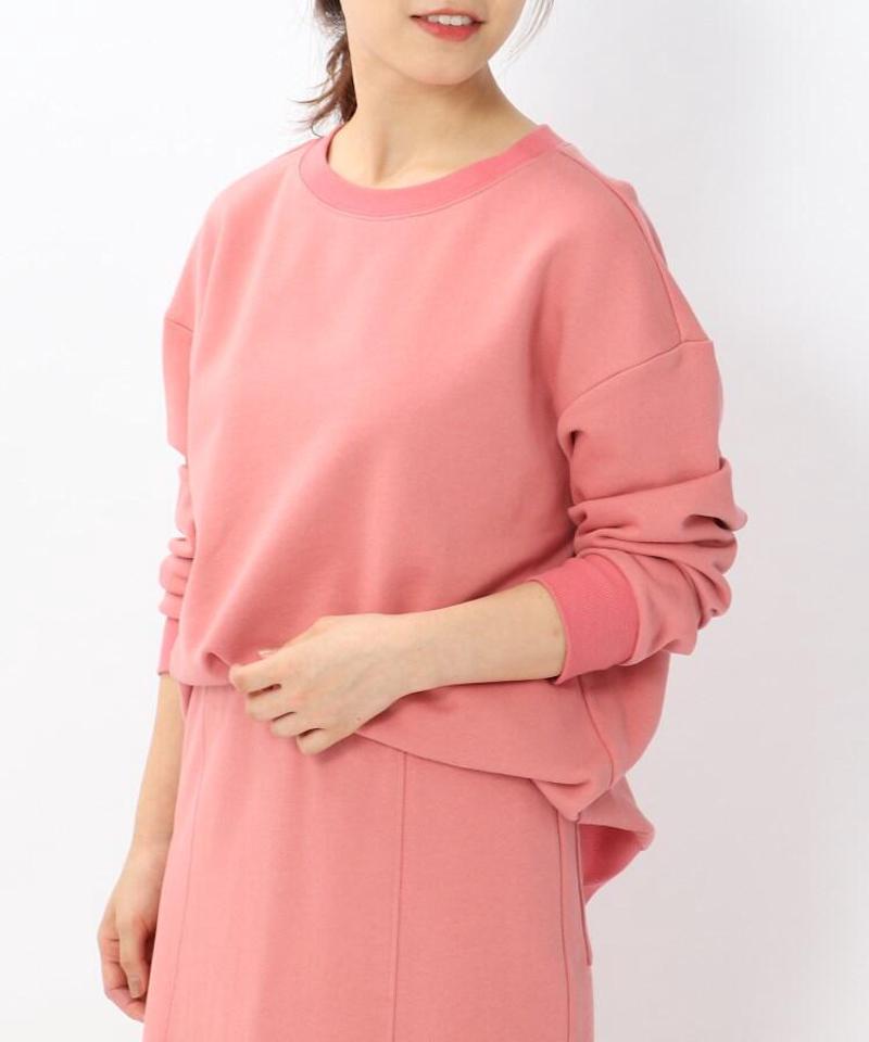 「L」裏毛スウェットトップス【洗える・WEB限定】