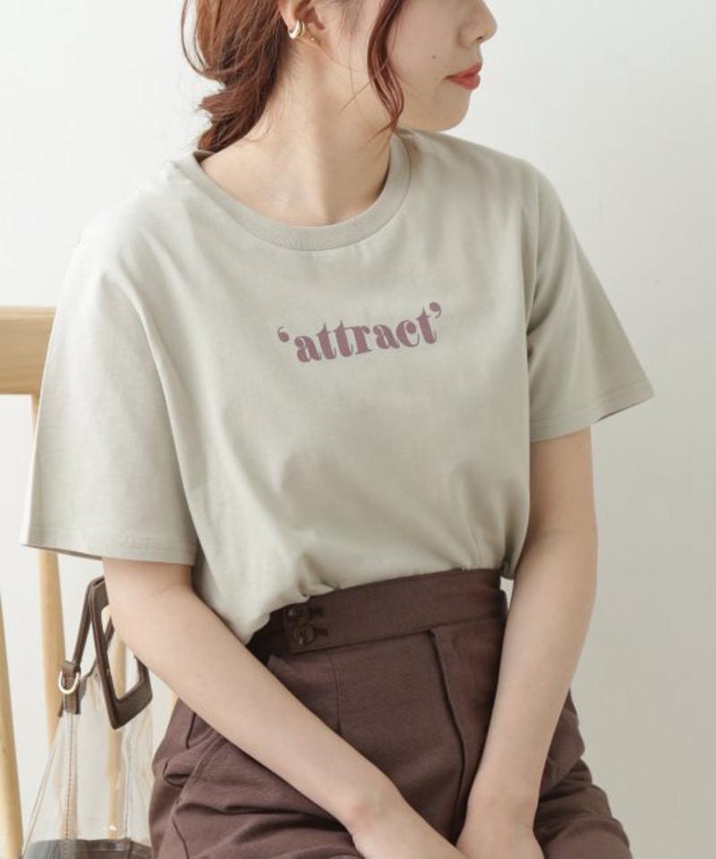 カラーロゴコンパクトTシャツ