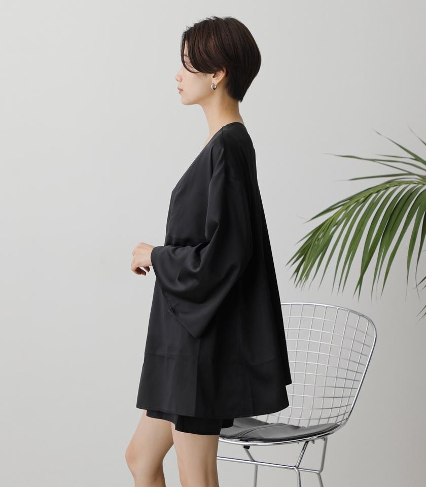 T/H SATIN CARDIGAN SET/T/Hサテンカーディガンセット