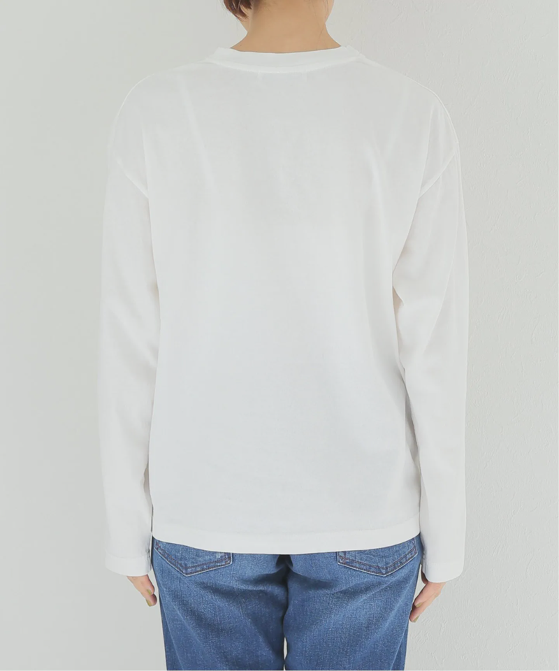 コットンエンブロイダリーロングスリーブTEE（JOURNAL STANDARD relume）