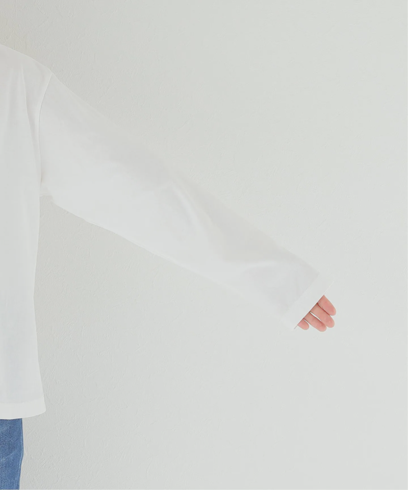 コットンエンブロイダリーロングスリーブTEE（JOURNAL STANDARD relume）
