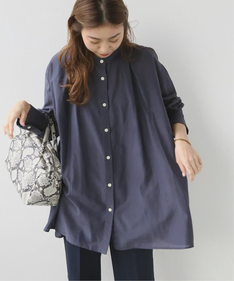 《追加》製品染めシルクコットンブラウス◆（JOURNAL STANDARD relume）