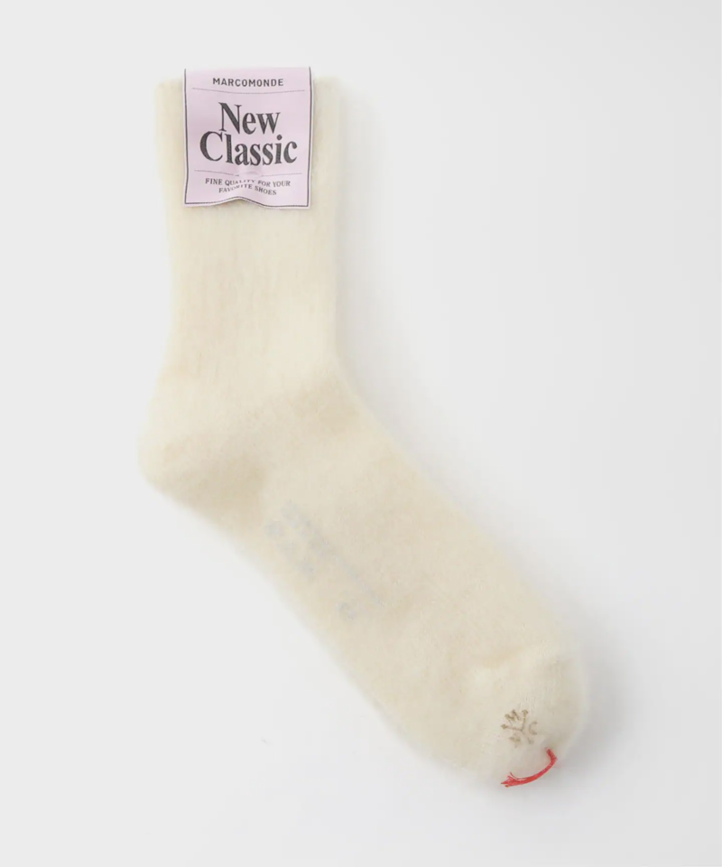 【MARCOMONDE/マルコモンド】Moahair ribbed socks：靴下（JOURNAL STANDARD relume）