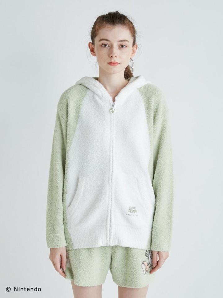 【スーパーマリオ】 【レディース】 ヨッシー パーカ&ショートパンツ