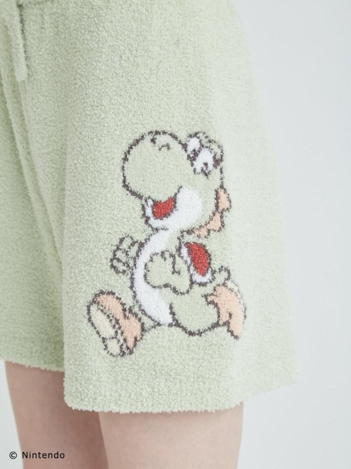 【スーパーマリオ】 【レディース】 ヨッシー パーカ&ショートパンツ