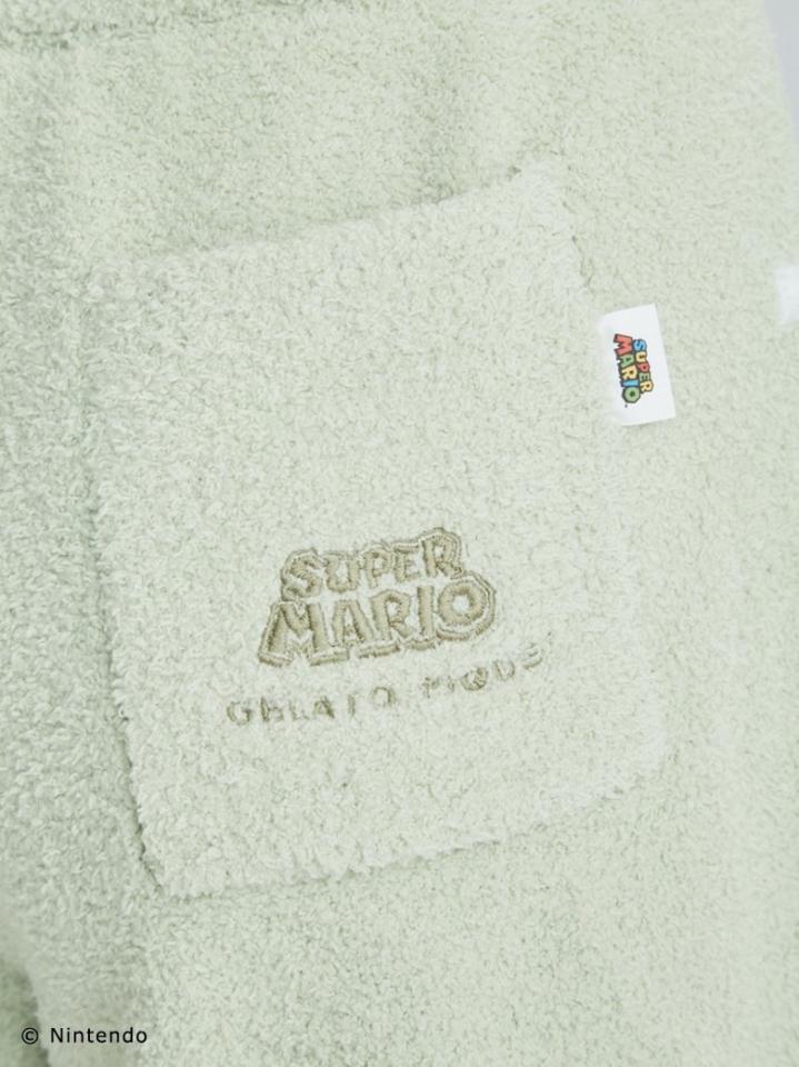 【スーパーマリオ】 【レディース】 ヨッシー パーカ&ショートパンツ