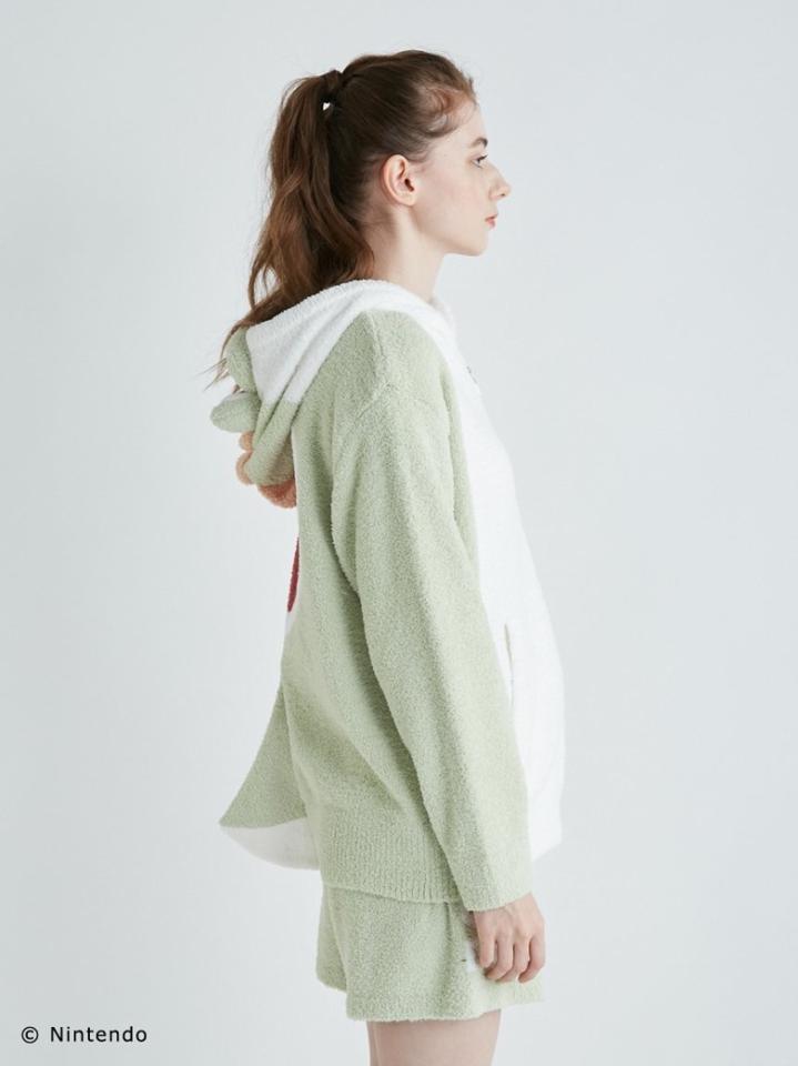【スーパーマリオ】 【レディース】 ヨッシー パーカ&ショートパンツ