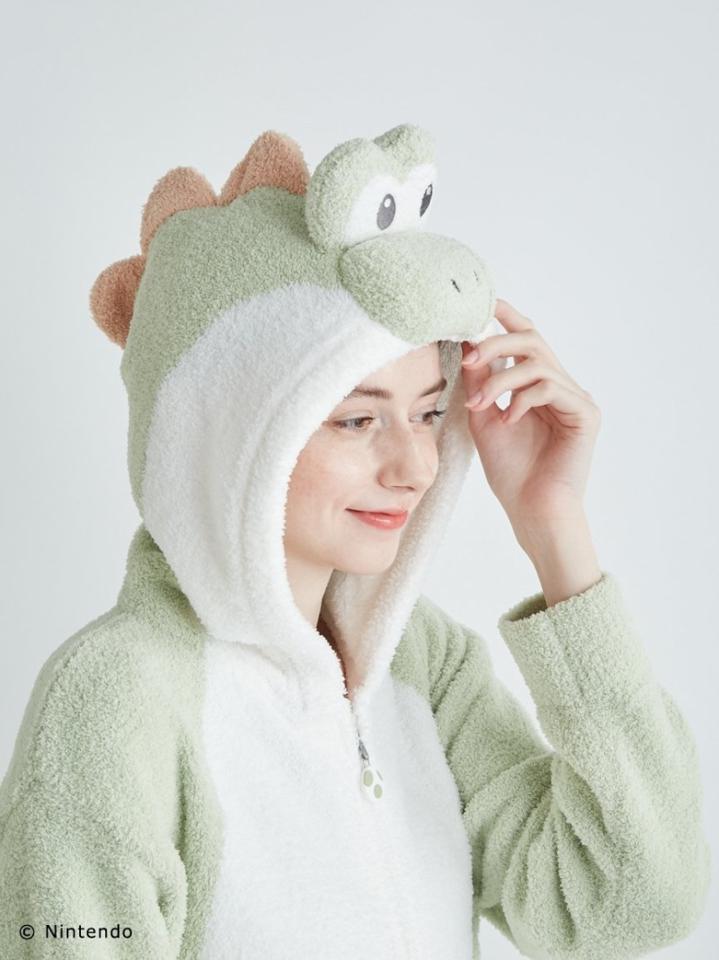 【スーパーマリオ】 【レディース】 ヨッシー パーカ&ショートパンツ