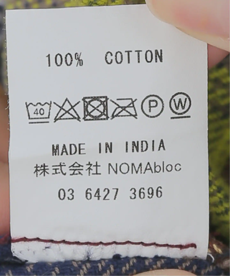 【NOMA t.d./ノーマティーディー】 N Ombre Plaid Diamond Shirt：シャツ（JOURNAL STANDARD relume）