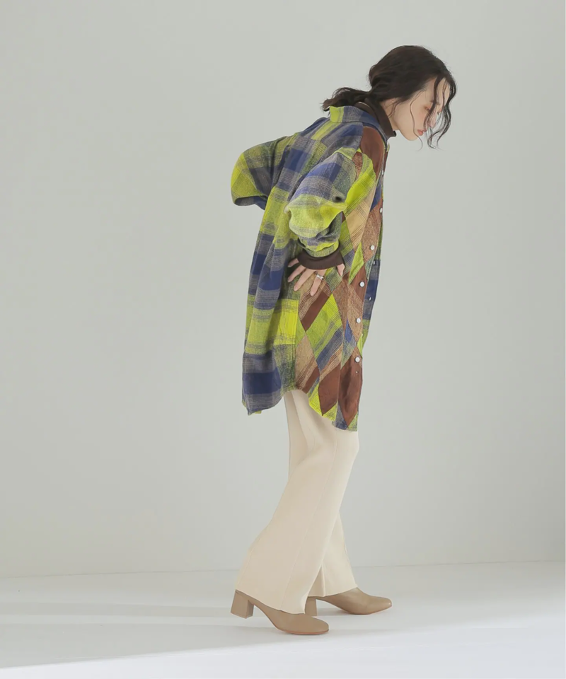 【NOMA t.d./ノーマティーディー】 N Ombre Plaid Diamond Shirt：シャツ（JOURNAL STANDARD relume）
