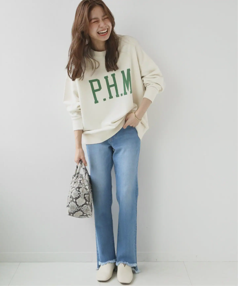 《追加》カレッジスウェットP.H.M◆（JOURNAL STANDARD relume）