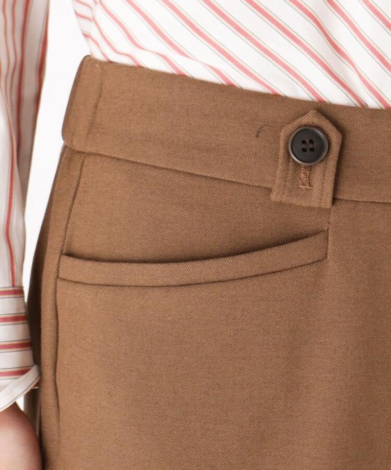 「Lサイズ」ウエストタブストレッチテーパードパンツ