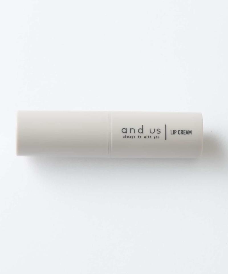 【and us】リップクリーム
