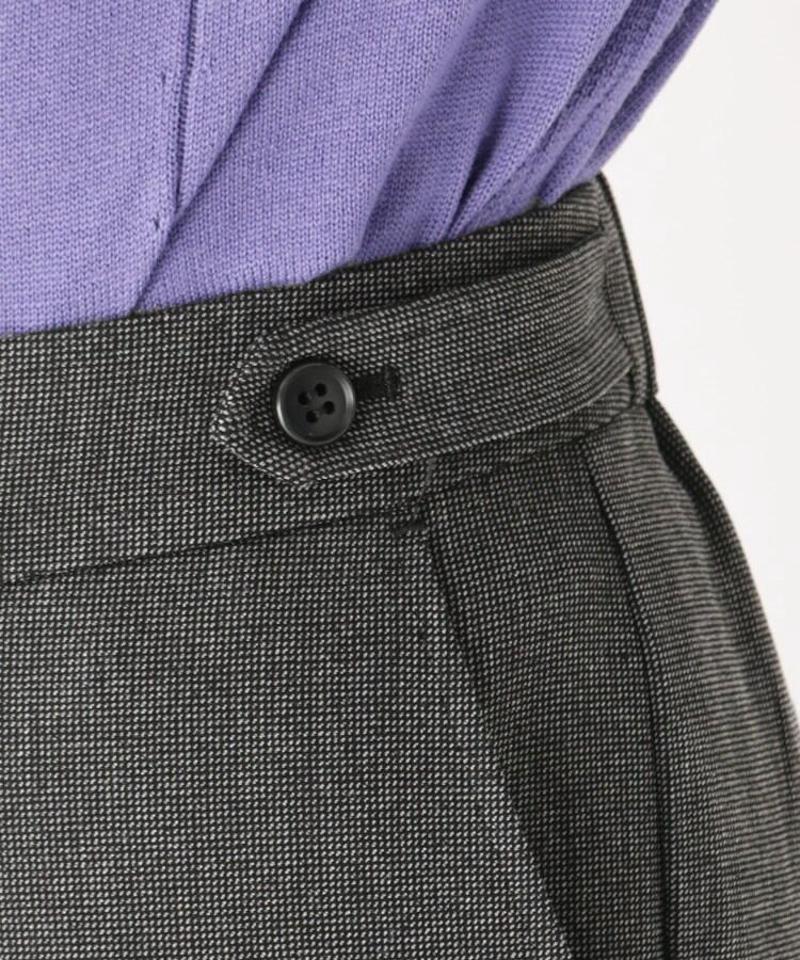 「Lサイズ」ウエストタブストレッチセミワイドパンツ