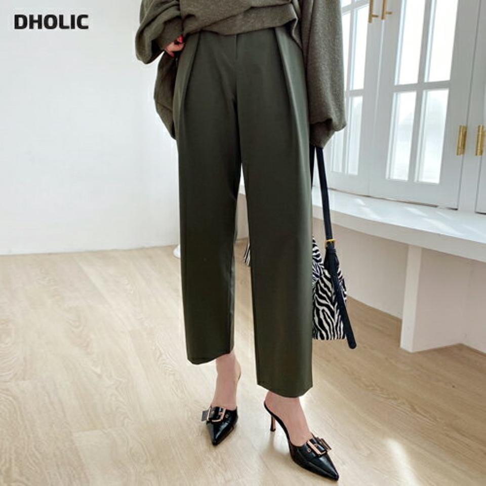 ストレッチストレートパンツ・全3色・b00066 レディース 【pt】 ボトムス ロング ロングパンツ ストレッチ オフィスカジュアル ワイドパンツ ベーシック 足長 着痩せ スリム カジュアル ワイド 春 秋 韓国ファッション ハイホリHIHOLLI