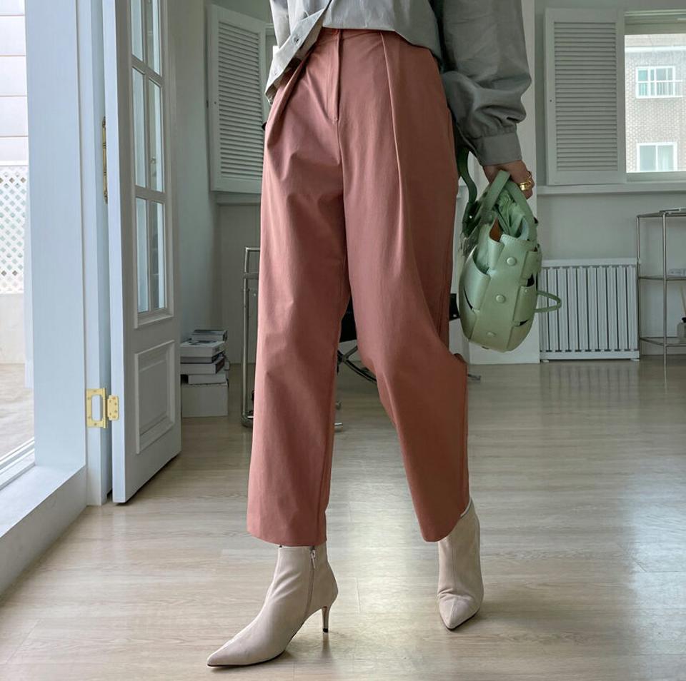 ストレッチストレートパンツ・全3色・b00066 レディース 【pt】 ボトムス ロング ロングパンツ ストレッチ オフィスカジュアル ワイドパンツ ベーシック 足長 着痩せ スリム カジュアル ワイド 春 秋 韓国ファッション ハイホリHIHOLLI