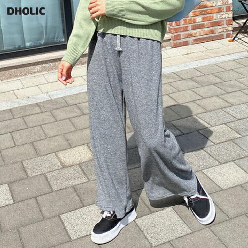 ウエストゴムドロストニットパンツ・全4色・b00943 レディース 【pt】韓国ファッション ボトムス パンツ ロング ロングパンツ ニットパンツ ハイウエスト ロング丈 ゴム ドロスト 美脚 足長 細身 着痩せ 体型カーバー シンプル 春 秋 NIJU