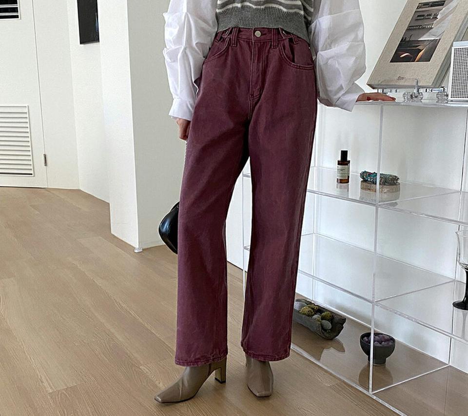 ウエストボタンワイドパンツ・全3色・t70206 レディース 【pt】 ボトムス ロング ロングパンツ コットン ベーシック 体型カバー 足長 着痩せ スリム カジュアル ワイド 春 秋 韓国ファッション ハイホリHIHOLLI