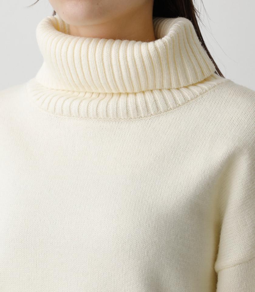 BIG TURTLE KNIT TOPS/ビッグタートルニットトップス