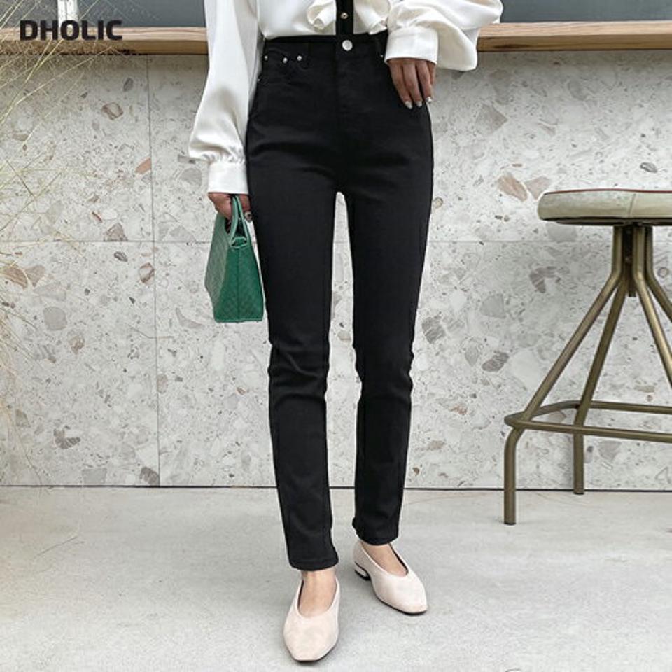 タイトストレートパンツ・全2色・t65198 レディース 【pt】韓国ファッション ボトムス パンツ ロング ロングパンツ スリムパンツ ロング丈 無地 ベーシック ストレート 足長 細身 着痩せ シンプル 春 秋 NIJU