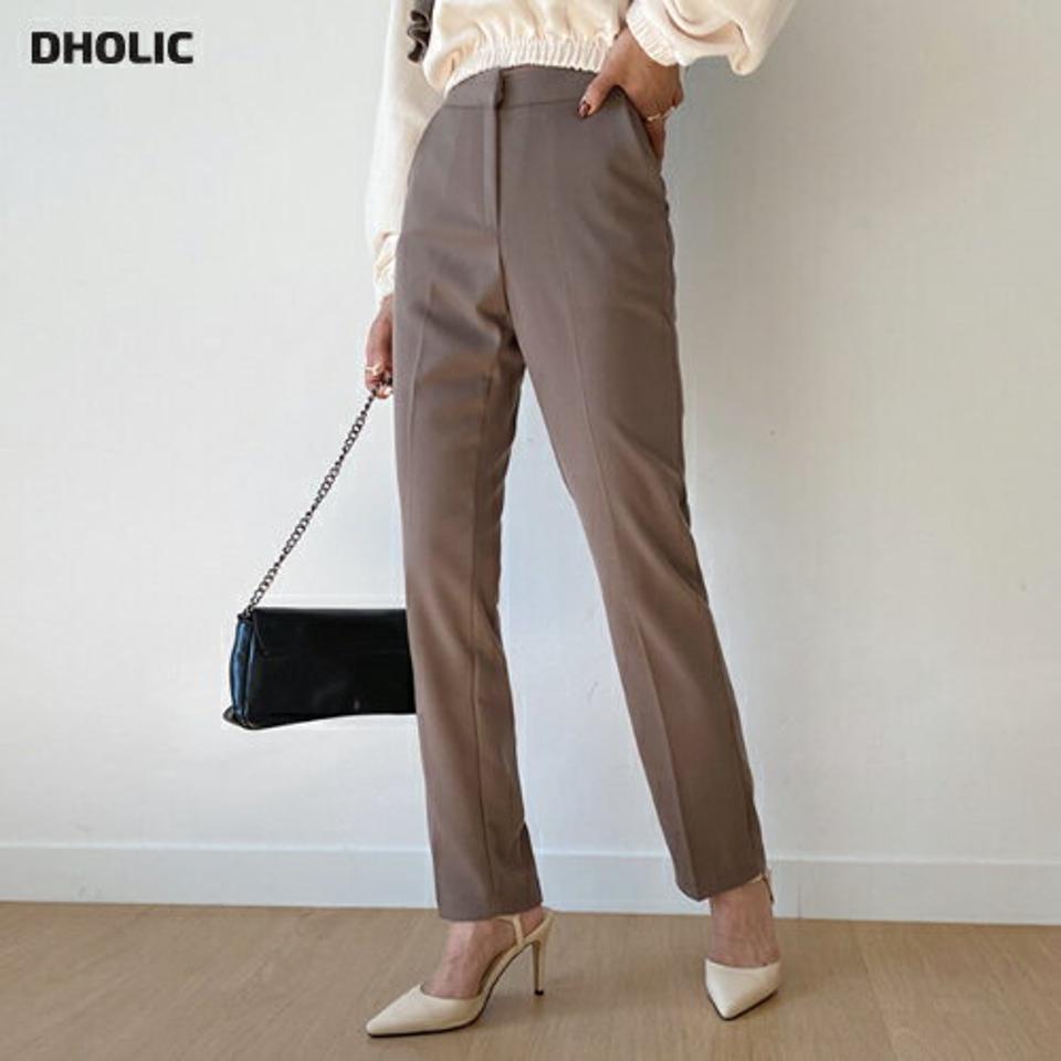 ホックスリムスラックス・全3色・t58200 レディース 【pt】韓国ファッション ボトムス ロング ロングパンツ スラックスパンツ スラックス スリム ホック ベーシック 無地 カジュアル デイリー 足長 美脚 フェミニン 秋 春