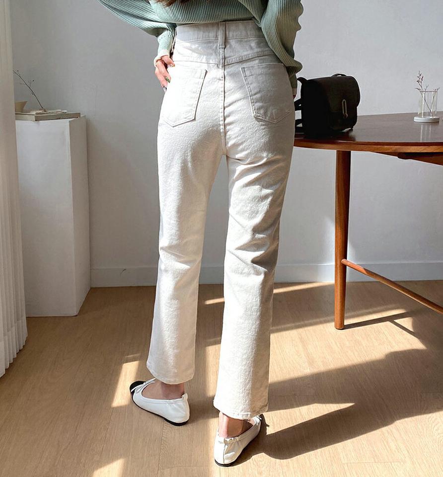 シークレットゴムパンツ・全3色・t58202 レディース 【pt】韓国ファッション ボトムス ロング ロングパンツ シークレット ゴムパンツ スリット コットン混紡 ストレート 無地 ロング丈 体型もカバー デイリー 美脚 足長 シンプル 秋 春