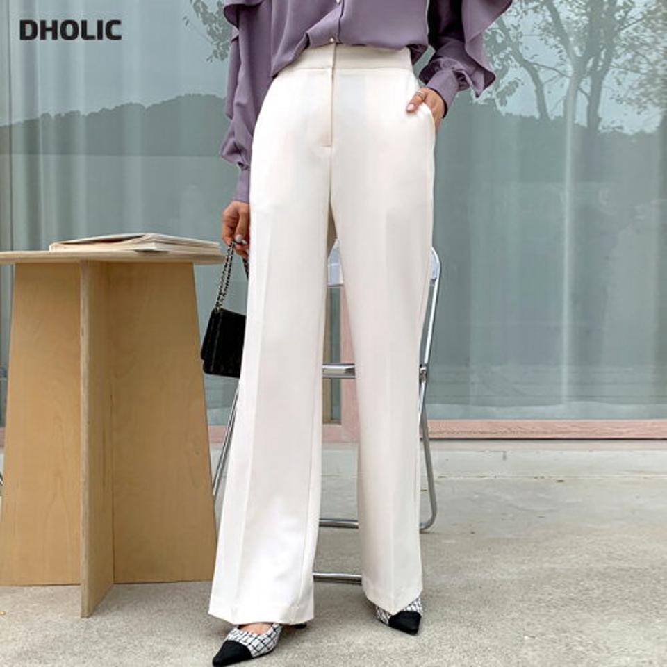 ハイウエストストレートスラックス・全3色・t65087 レディース 【pt】韓国ファッション ボトムス ロング ロングパンツ スラックスパンツ スラックス ハイウエスト ストレート 無地 ベーシック シンプル 体型カバー 足長 美脚 フェミニン 秋 春