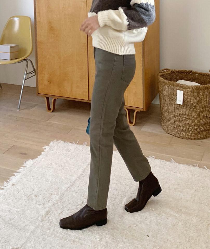 スリムテーパードパンツ・全3色・t70324 レディース 【pt】 ボトムス ロング ロングパンツ テーパード スリム フィット タイト ベーシック 足長 着痩せ ストレート 春 秋 韓国ファッション ハイホリHIHOLLI