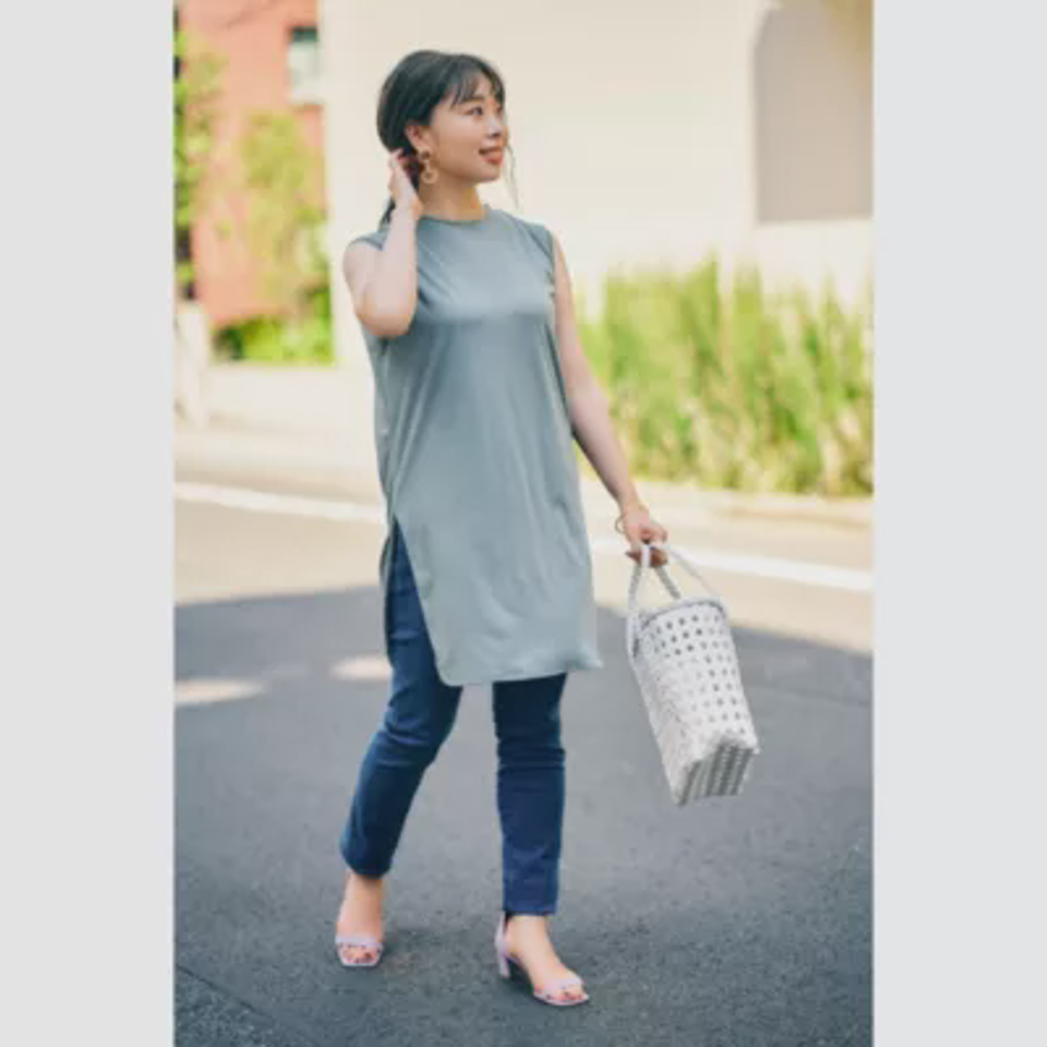 JAPAN BLUE コラボ　ハイパーストレッチスリム見えデニム