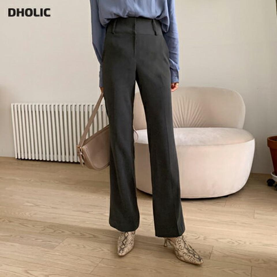 フレアスラックス・全2色・t65997 レディース 【pt】韓国ファッション ボトムス ロング ロングパンツ スラックスパンツ スラックス フレア ブーツカット 無地 ベーシック シンプル 美脚 フェミニン 秋 春