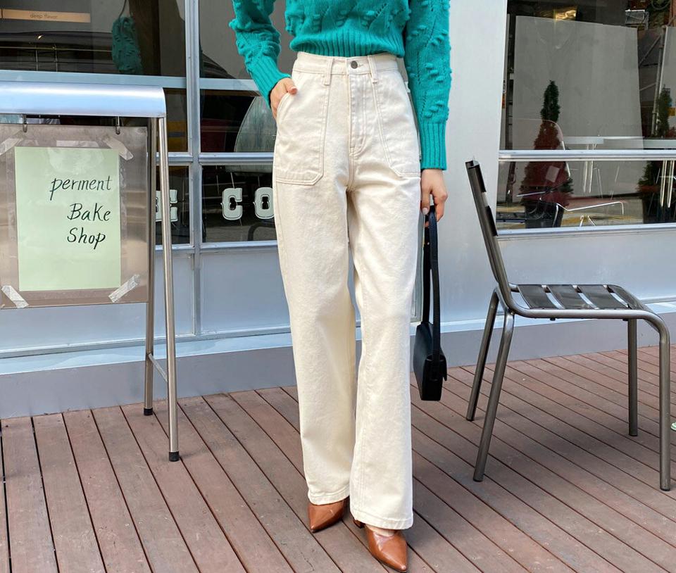 コットンステッチパンツ・全3色・t62922 レディース 【pt】韓国ファッション ボトムス ロング ロングパンツ コットンパンツ コットン ステッチ ストレート 大人 無地 ベーシック シンプル 足長 美脚 フェミニン 秋 春