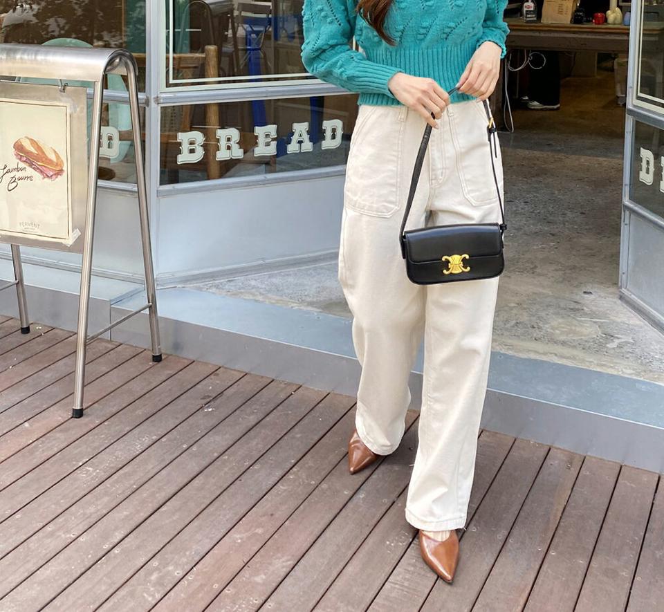 コットンステッチパンツ・全3色・t62922 レディース 【pt】韓国ファッション ボトムス ロング ロングパンツ コットンパンツ コットン ステッチ ストレート 大人 無地 ベーシック シンプル 足長 美脚 フェミニン 秋 春