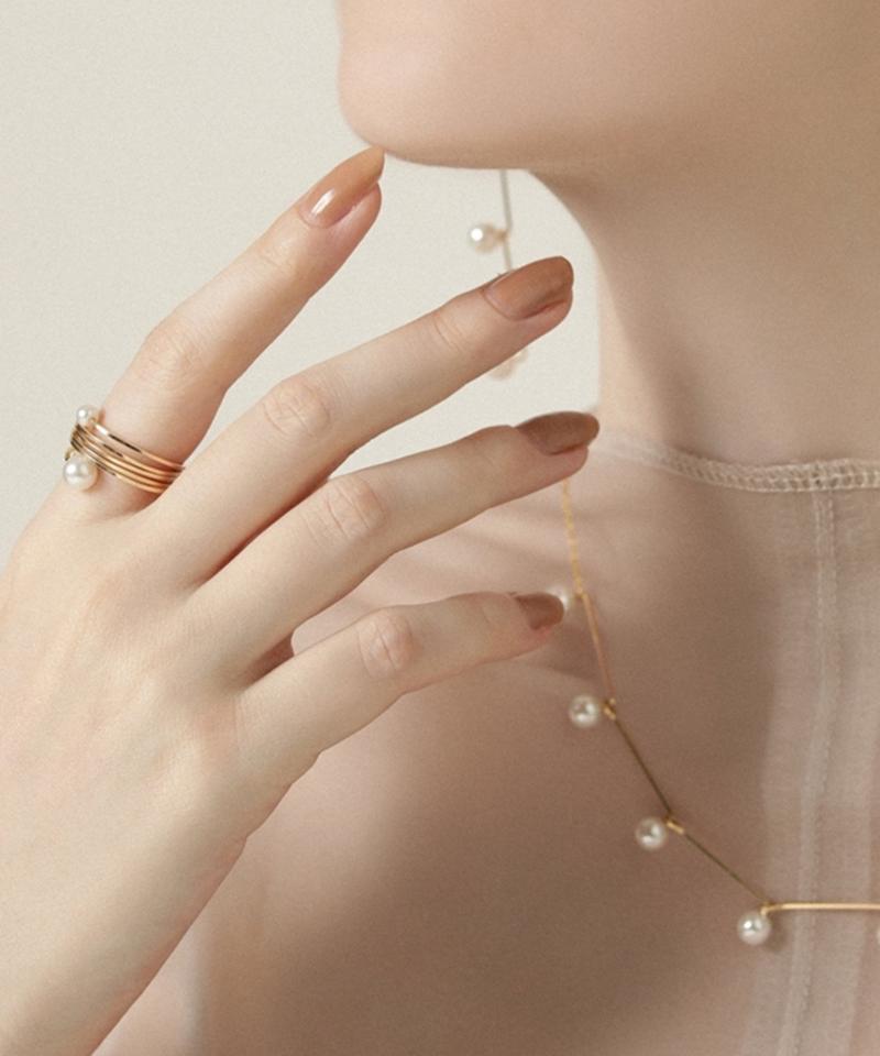 【DeWLuX】コイルパールリング