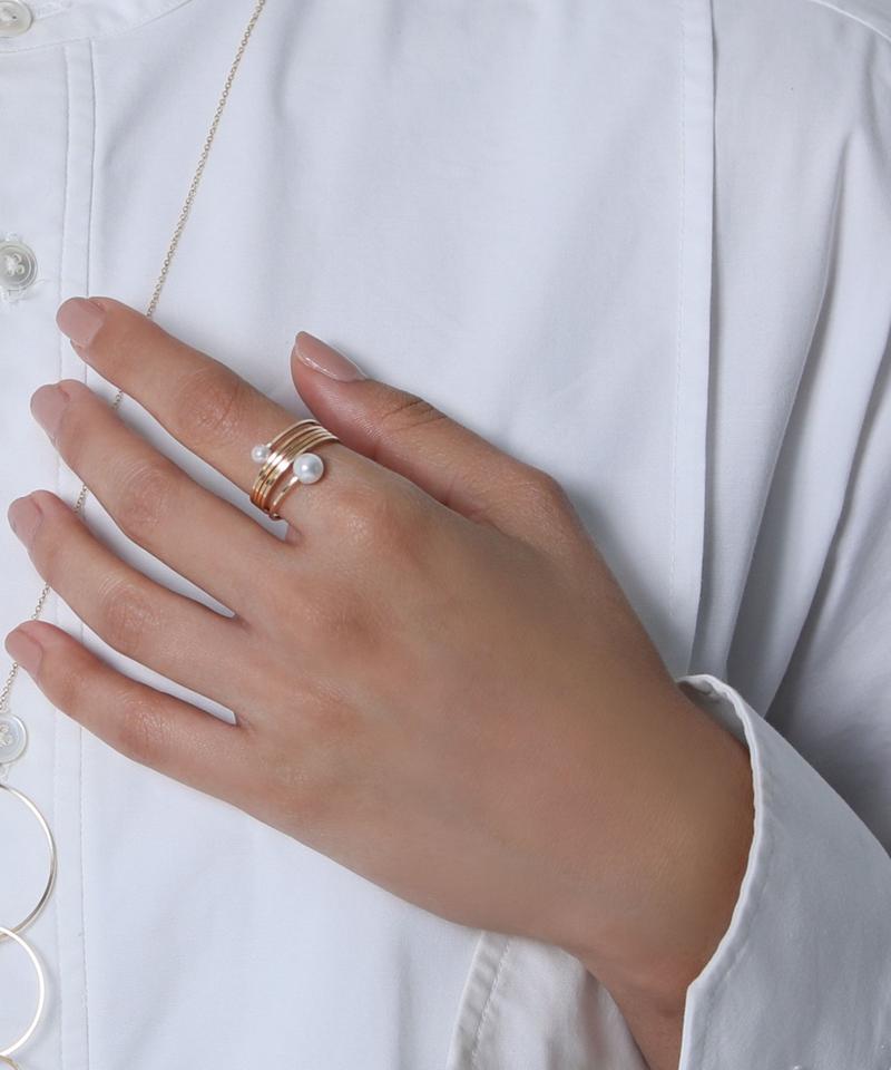 【DeWLuX】コイルパールリング