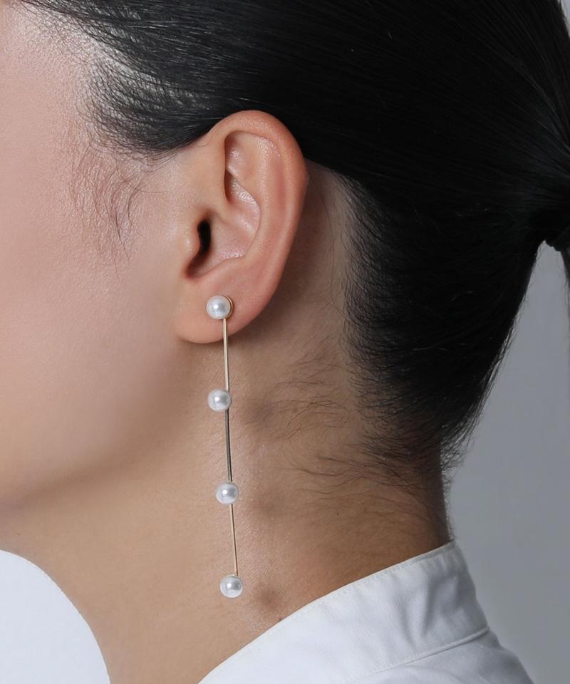 【DeWLuX】インアロウパールロングピアス